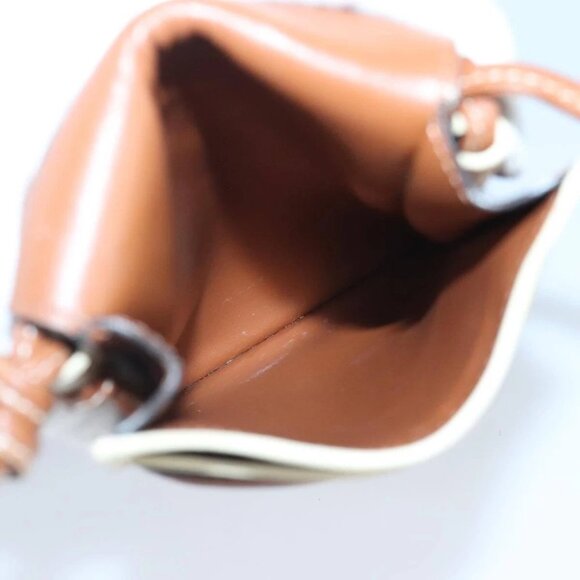 CELINE Triomphe Shoulder Pouch PVC White Auth 101049M - Picture 11 of 16